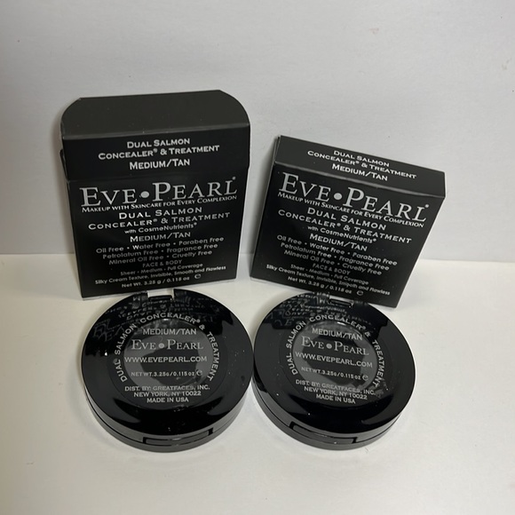 COPY - Eve Pearl dual salmon concealer & treatment “Medium Tan” travel size - Picture 2 of 4